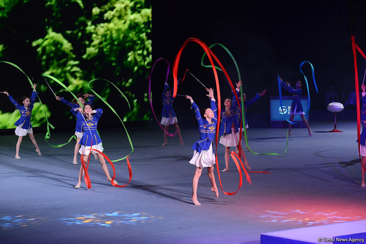 Baku hosts opening ceremony for FIG World Cup (PHOTO)