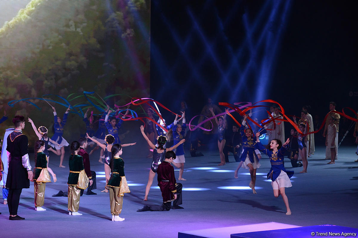 Baku hosts opening ceremony for FIG World Cup (PHOTO)
