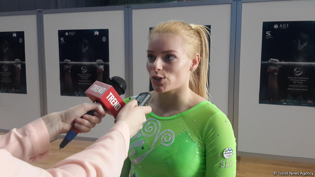 Slovenian gymnast: Baku World Cup organized at highest level