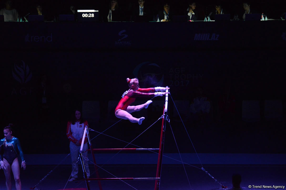 Azerbaijani gymnasts reach uneven bars finals at FIG World Cup in Baku (PHOTO)