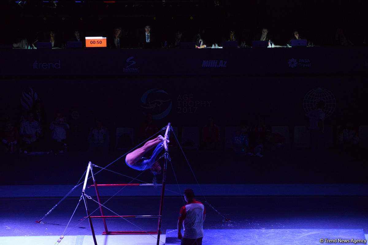 Azerbaijani gymnasts reach uneven bars finals at FIG World Cup in Baku (PHOTO)