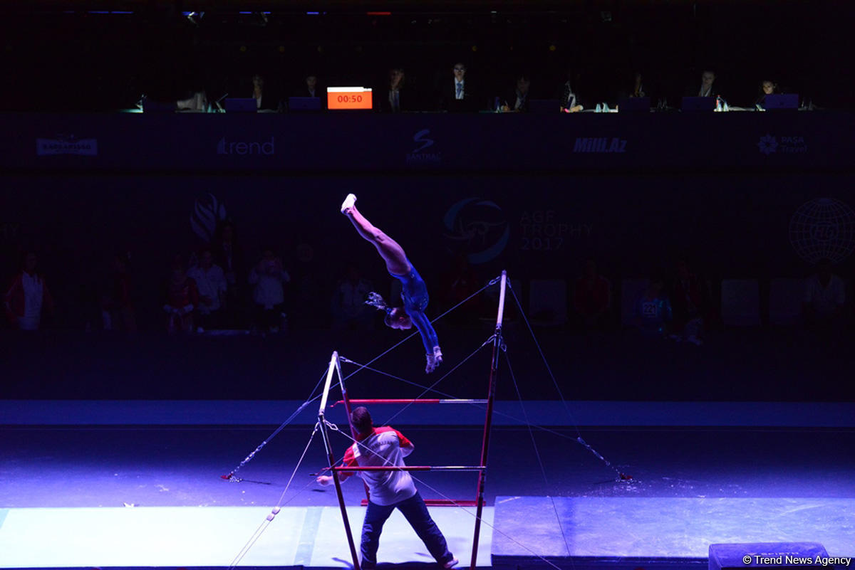 Azerbaijani gymnasts reach uneven bars finals at FIG World Cup in Baku (PHOTO)