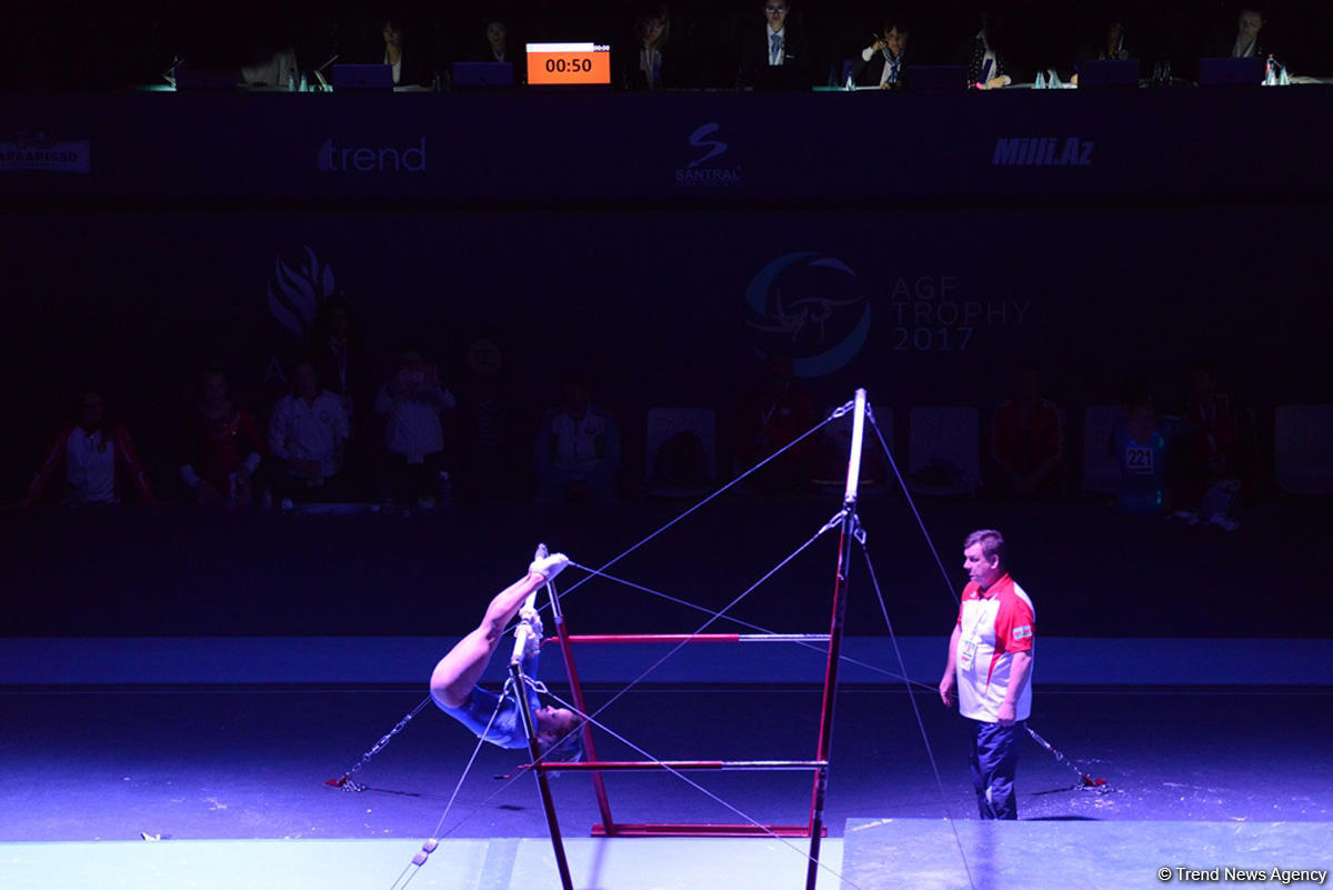 Azerbaijani gymnasts reach uneven bars finals at FIG World Cup in Baku (PHOTO)