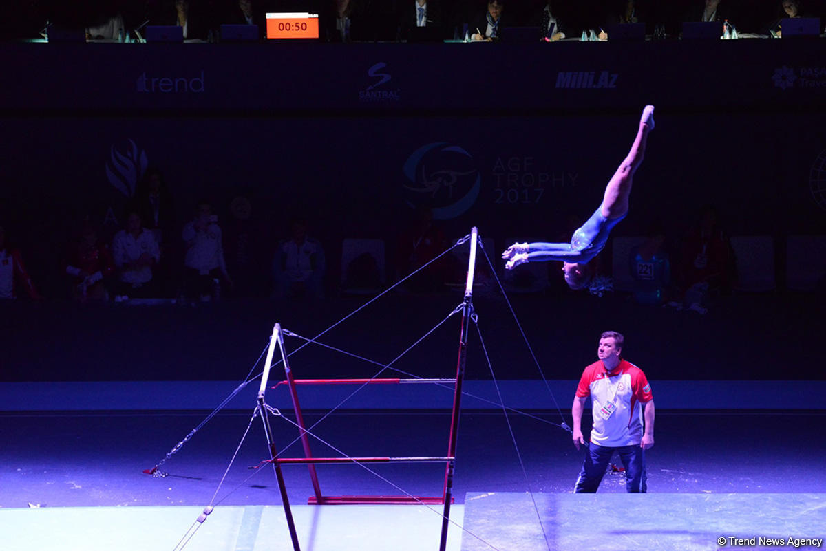 Azerbaijani gymnasts reach uneven bars finals at FIG World Cup in Baku (PHOTO)