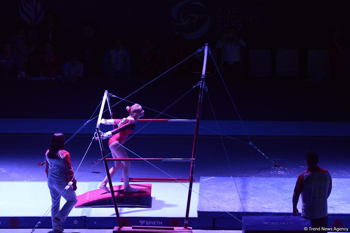 Azerbaijani gymnasts reach uneven bars finals at FIG World Cup in Baku (PHOTO)