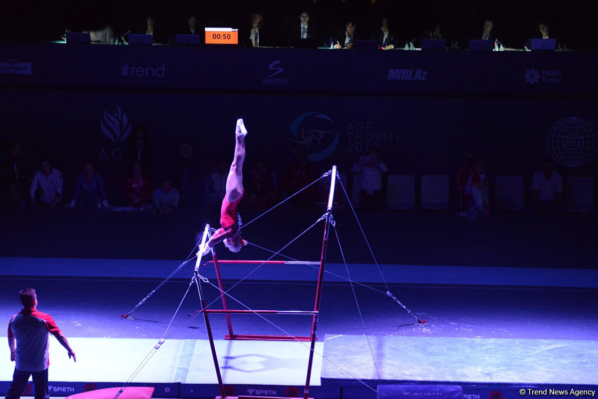 Azerbaijani gymnasts reach uneven bars finals at FIG World Cup in Baku (PHOTO)