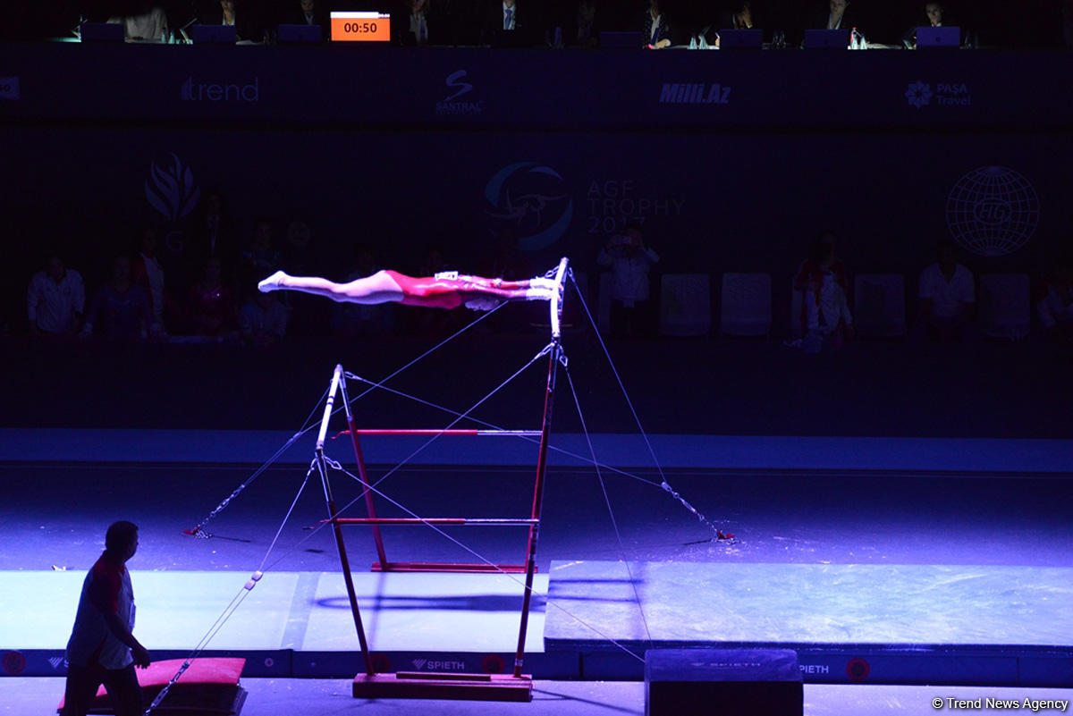Azerbaijani gymnasts reach uneven bars finals at FIG World Cup in Baku (PHOTO)
