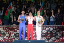 Winners of second day of Baku World Cup in artistic gymnastics finals awarded (PHOTO)