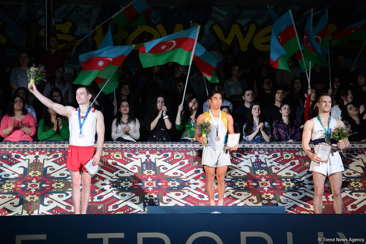 Winners of second day of Baku World Cup in artistic gymnastics finals awarded (PHOTO)