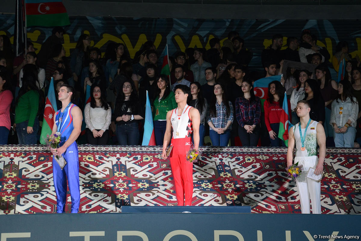 Winners of second day of Baku World Cup in artistic gymnastics finals awarded (PHOTO)