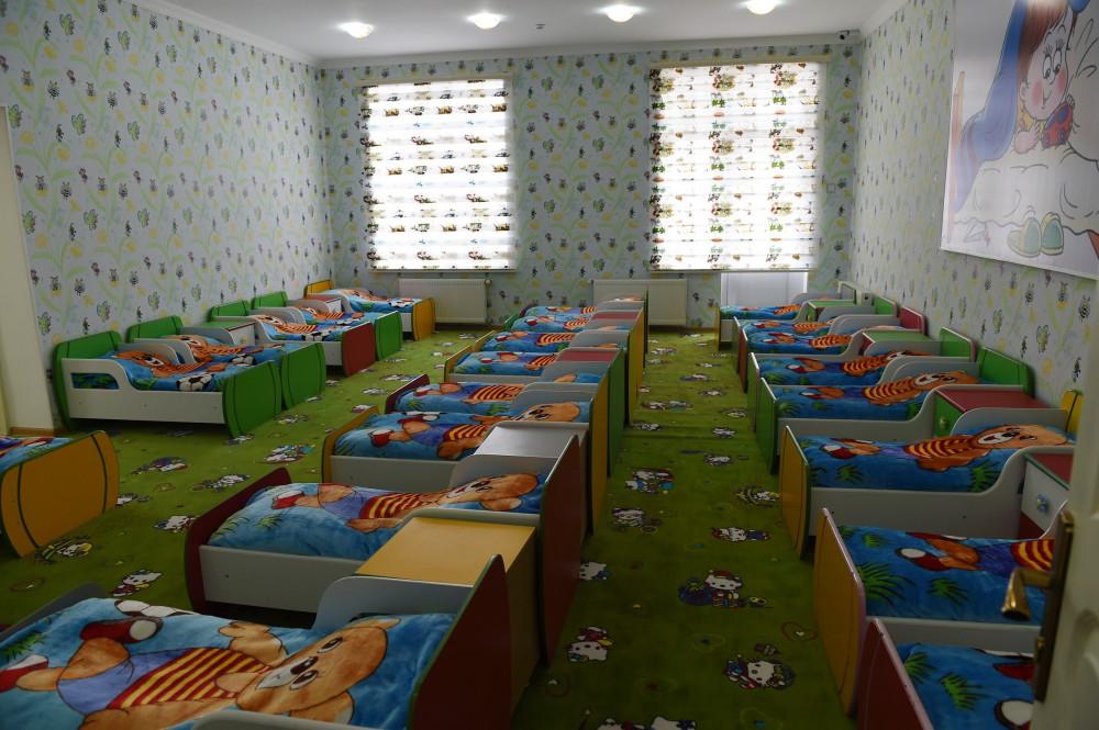 Ilham Aliyev opens orphanage-kindergarten in Saatli (PHOTO)