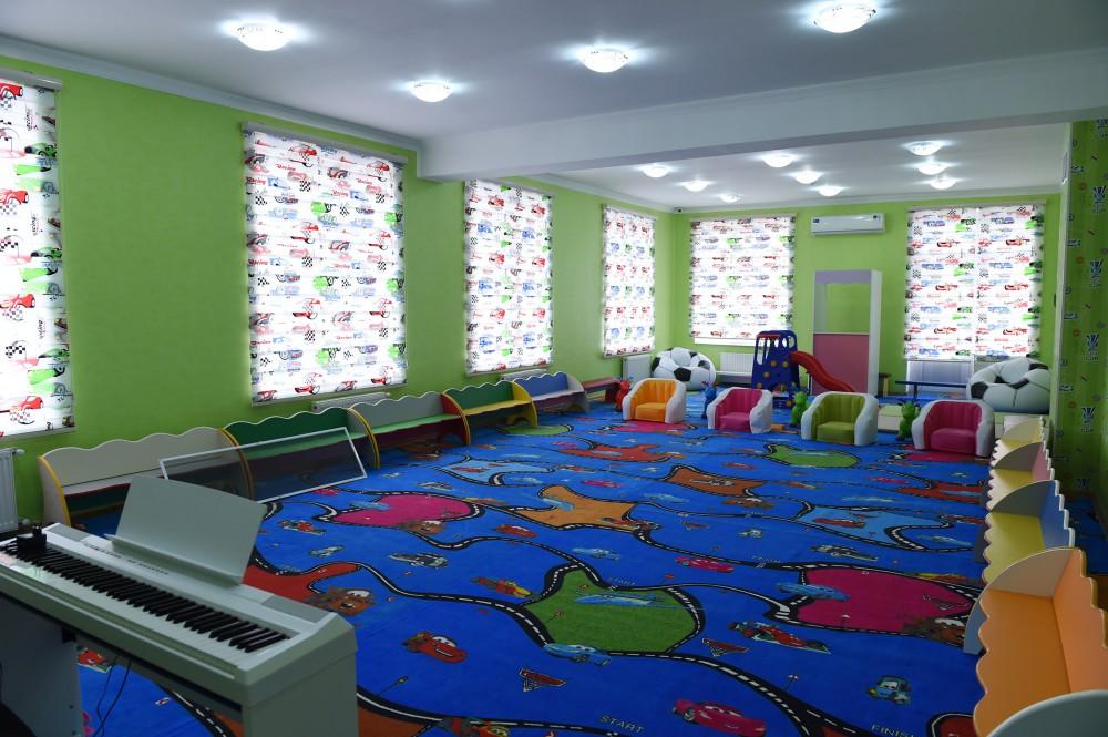 Ilham Aliyev opens orphanage-kindergarten in Saatli (PHOTO)