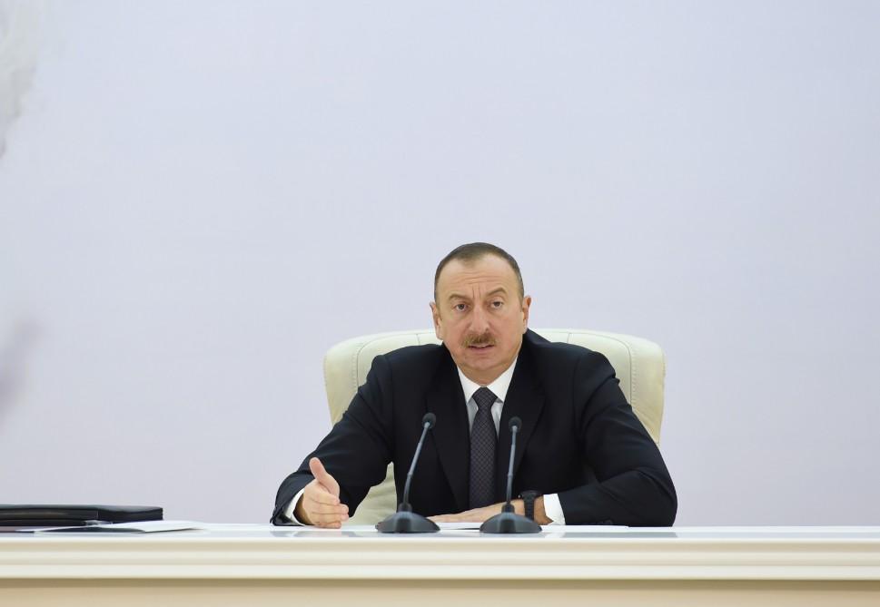 President Aliyev attends conference on development of cotton-growing (PHOTO)