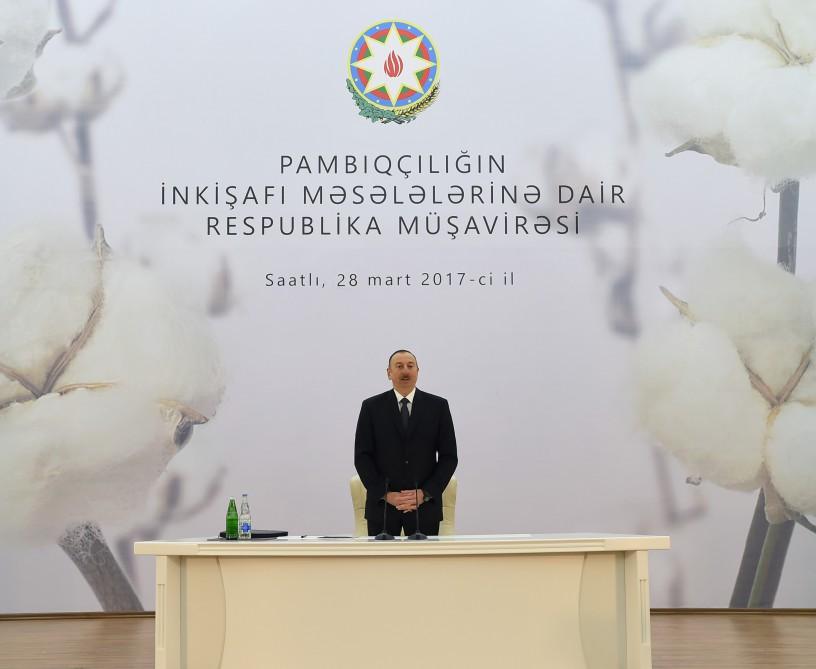 Ilham Aliyev: Today we show example of how to govern a country
