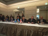 Azerbaijan, Kazakhstan, Georgia ink protocol on Trans-Caspian transport route (PHOTO)
