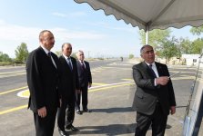 President Aliyev opened Salahli-Balchili-Aghgiragli-Varvara-Jirdakhan highway in Yevlakh (PHOTO)