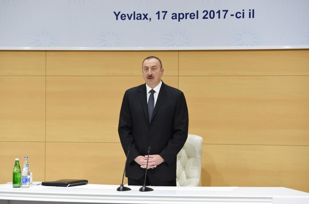 Ilham Aliyev: Development of entrepreneurship – a priority for Azerbaijan