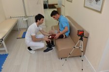 Azerbaijani soldiers disabled in April battles given high-tech prostheses (PHOTO, VIDEO)