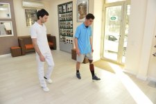 Azerbaijani soldiers disabled in April battles given high-tech prostheses (PHOTO, VIDEO)