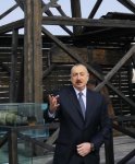 Ilham Aliyev views oil well in Bibiheybat after reconstruction (PHOTO)