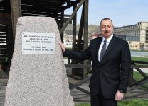 Ilham Aliyev views oil well in Bibiheybat after reconstruction (PHOTO)