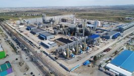 Ilham Aliyev views construction at carbamide plant in Sumgayit (PHOTO)