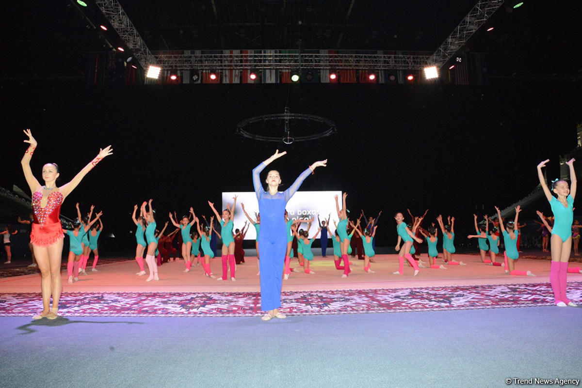 Baku hosts Rhythmic Gymnastics World Cup opening ceremony (PHOTO)