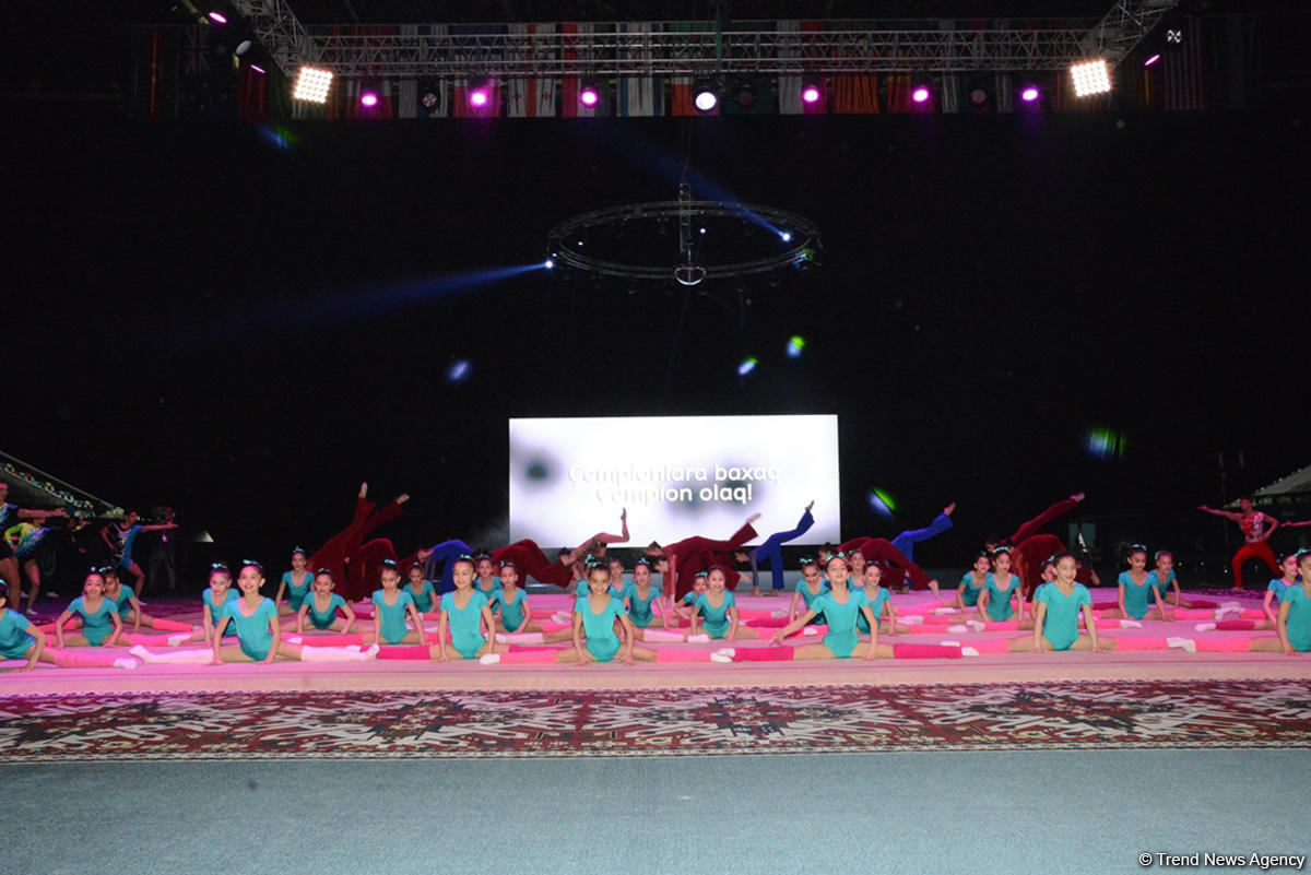 Baku hosts Rhythmic Gymnastics World Cup opening ceremony (PHOTO)