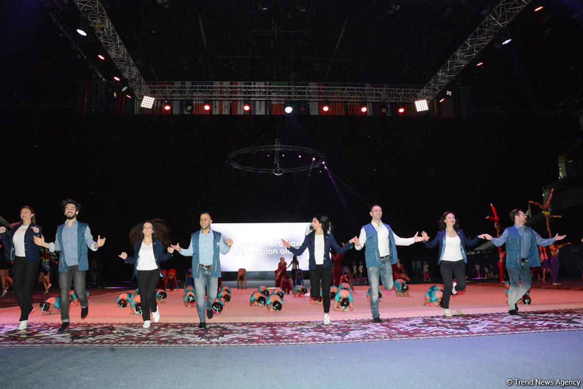 Baku hosts Rhythmic Gymnastics World Cup opening ceremony (PHOTO)