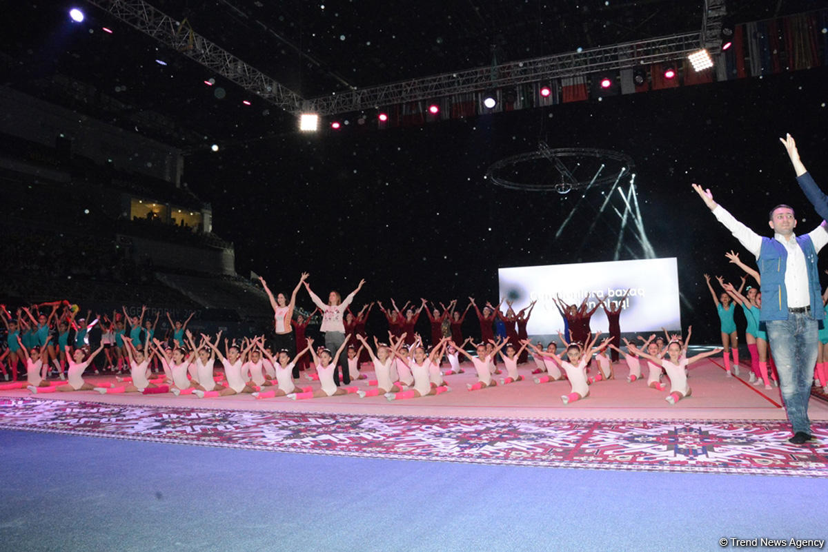 Baku hosts Rhythmic Gymnastics World Cup opening ceremony (PHOTO)