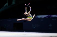 Day 2 of FIG Rhythmic Gymnastics World Cup kicks off in Baku (PHOTO)