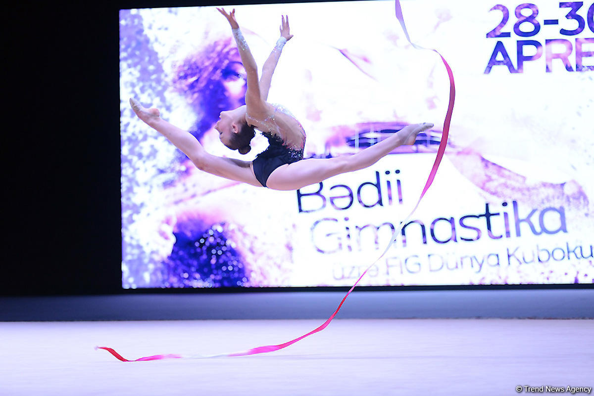 Day 2 of FIG Rhythmic Gymnastics World Cup kicks off in Baku (PHOTO)