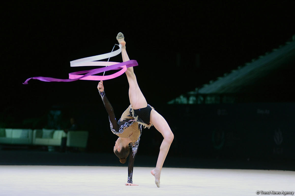Day 2 of FIG Rhythmic Gymnastics World Cup kicks off in Baku (PHOTO)
