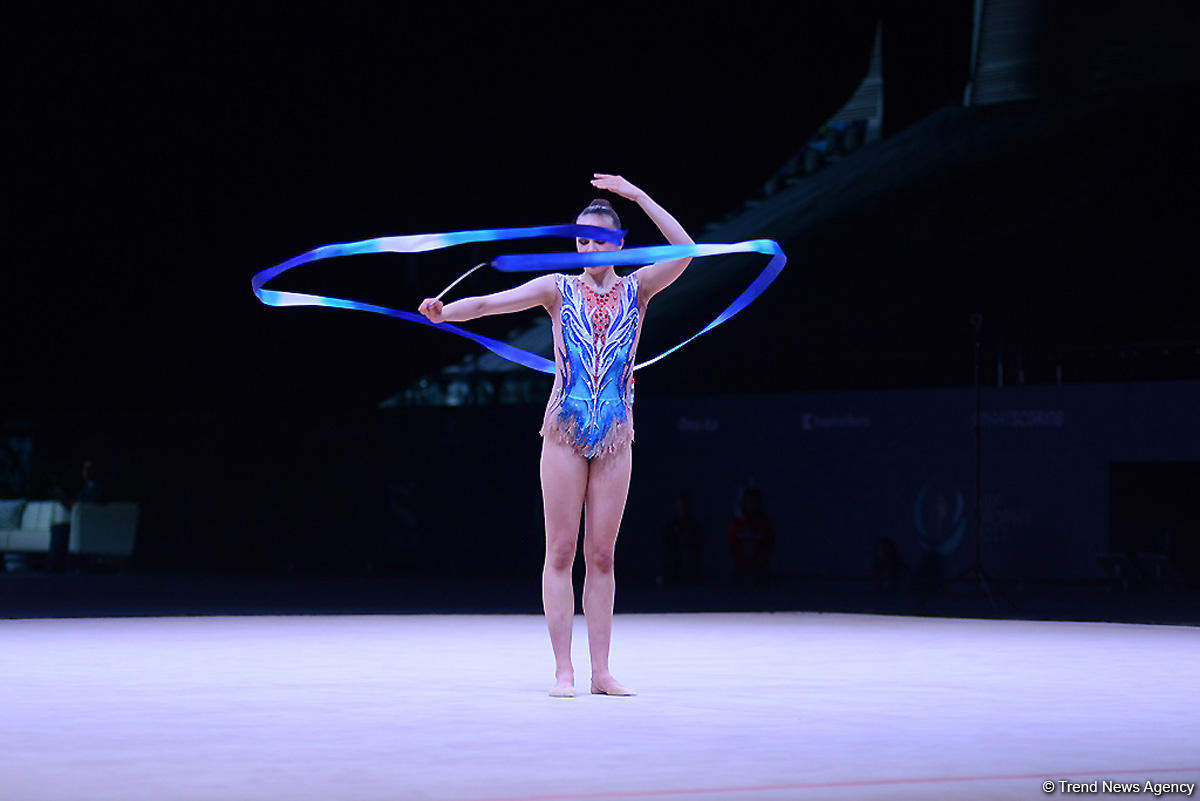 Day 2 of FIG Rhythmic Gymnastics World Cup kicks off in Baku (PHOTO)