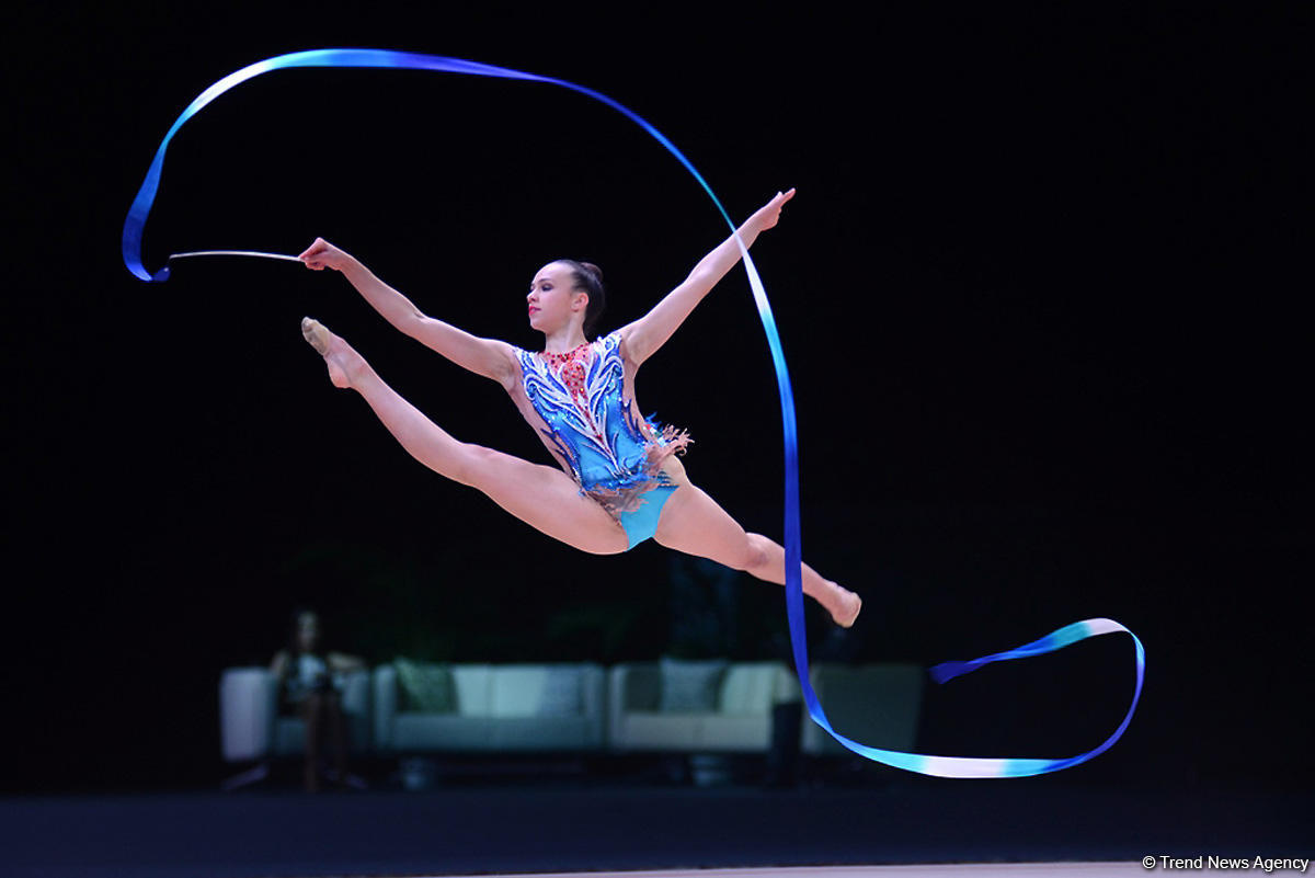 Day 2 of FIG Rhythmic Gymnastics World Cup kicks off in Baku (PHOTO)