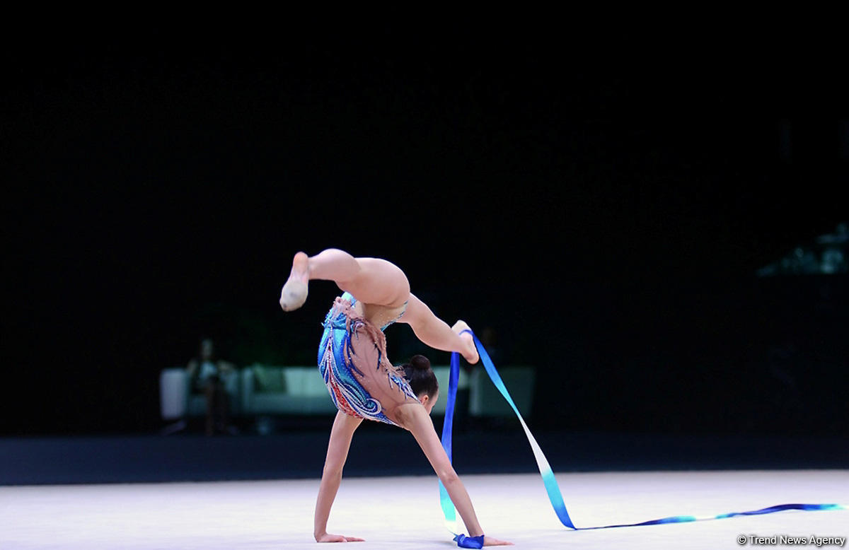 Day 2 of FIG Rhythmic Gymnastics World Cup kicks off in Baku (PHOTO)