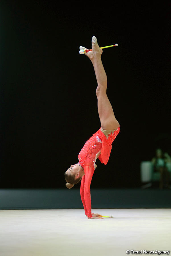 Day 2 of FIG Rhythmic Gymnastics World Cup kicks off in Baku (PHOTO)