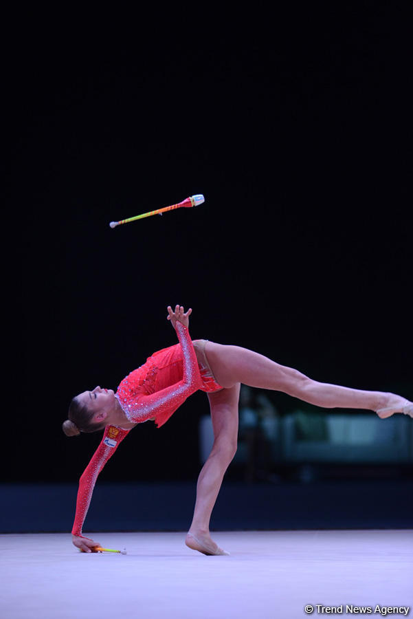 Day 2 of FIG Rhythmic Gymnastics World Cup kicks off in Baku (PHOTO)