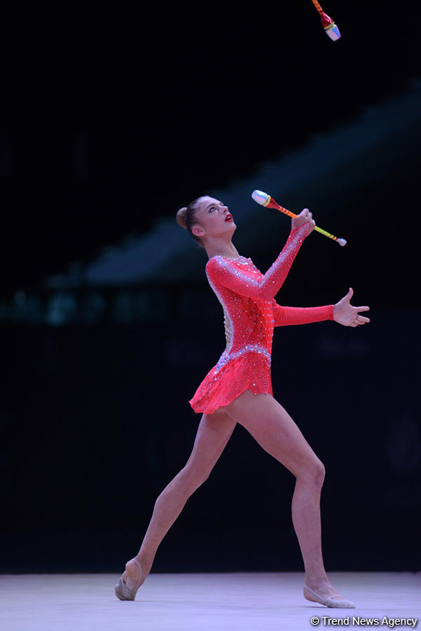 Day 2 of FIG Rhythmic Gymnastics World Cup kicks off in Baku (PHOTO)