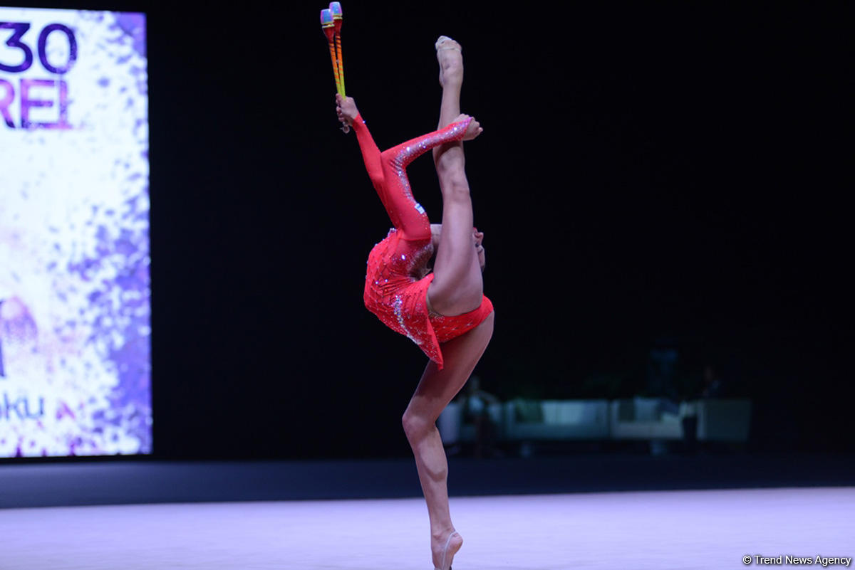 Day 2 of FIG Rhythmic Gymnastics World Cup kicks off in Baku (PHOTO)