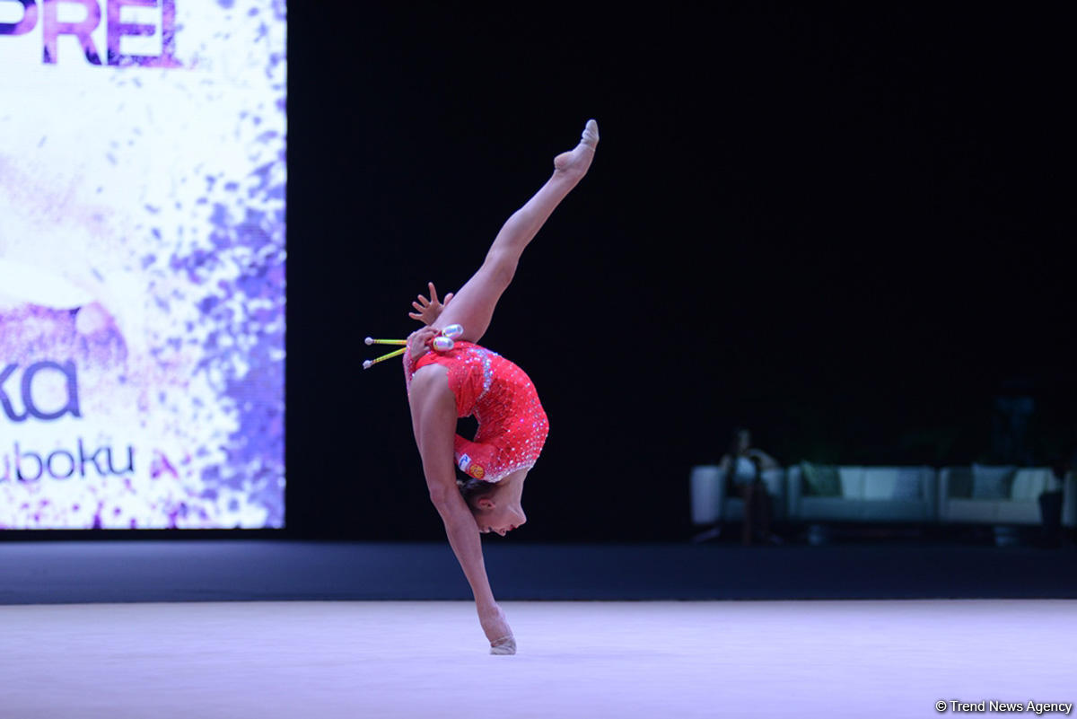 Day 2 of FIG Rhythmic Gymnastics World Cup kicks off in Baku (PHOTO)