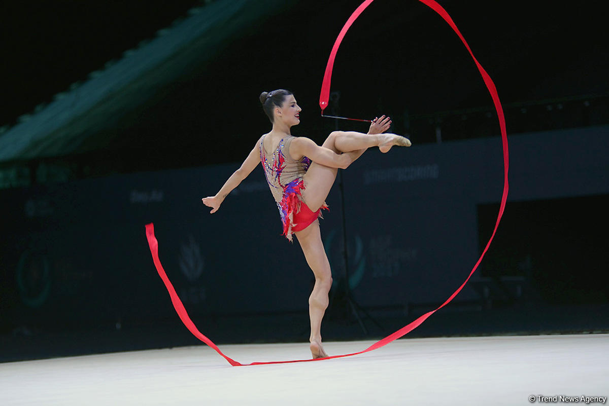 Day 2 of FIG Rhythmic Gymnastics World Cup kicks off in Baku (PHOTO)