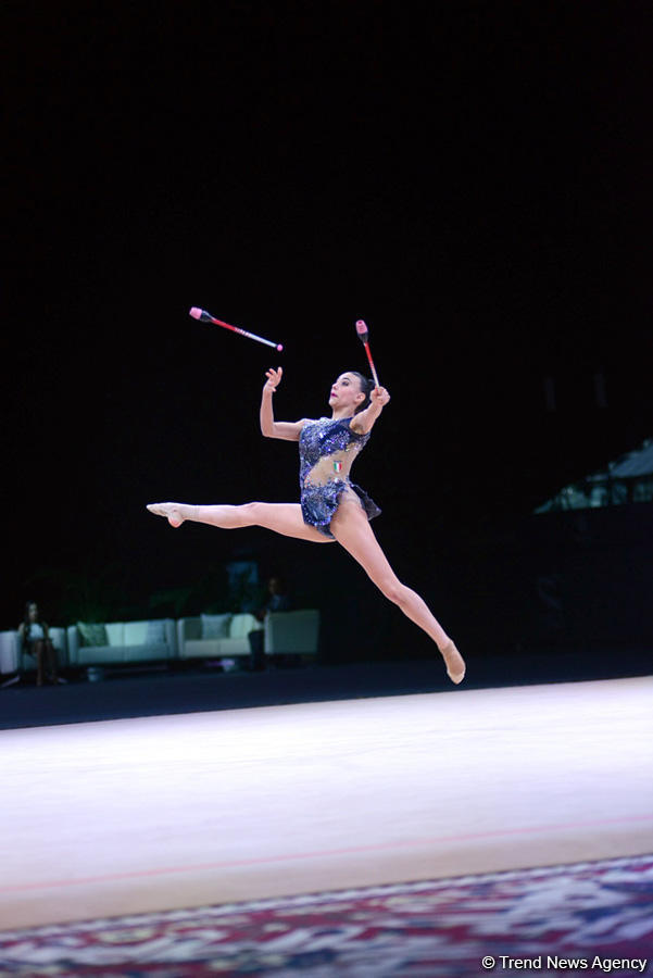 Day 2 of FIG Rhythmic Gymnastics World Cup kicks off in Baku (PHOTO)