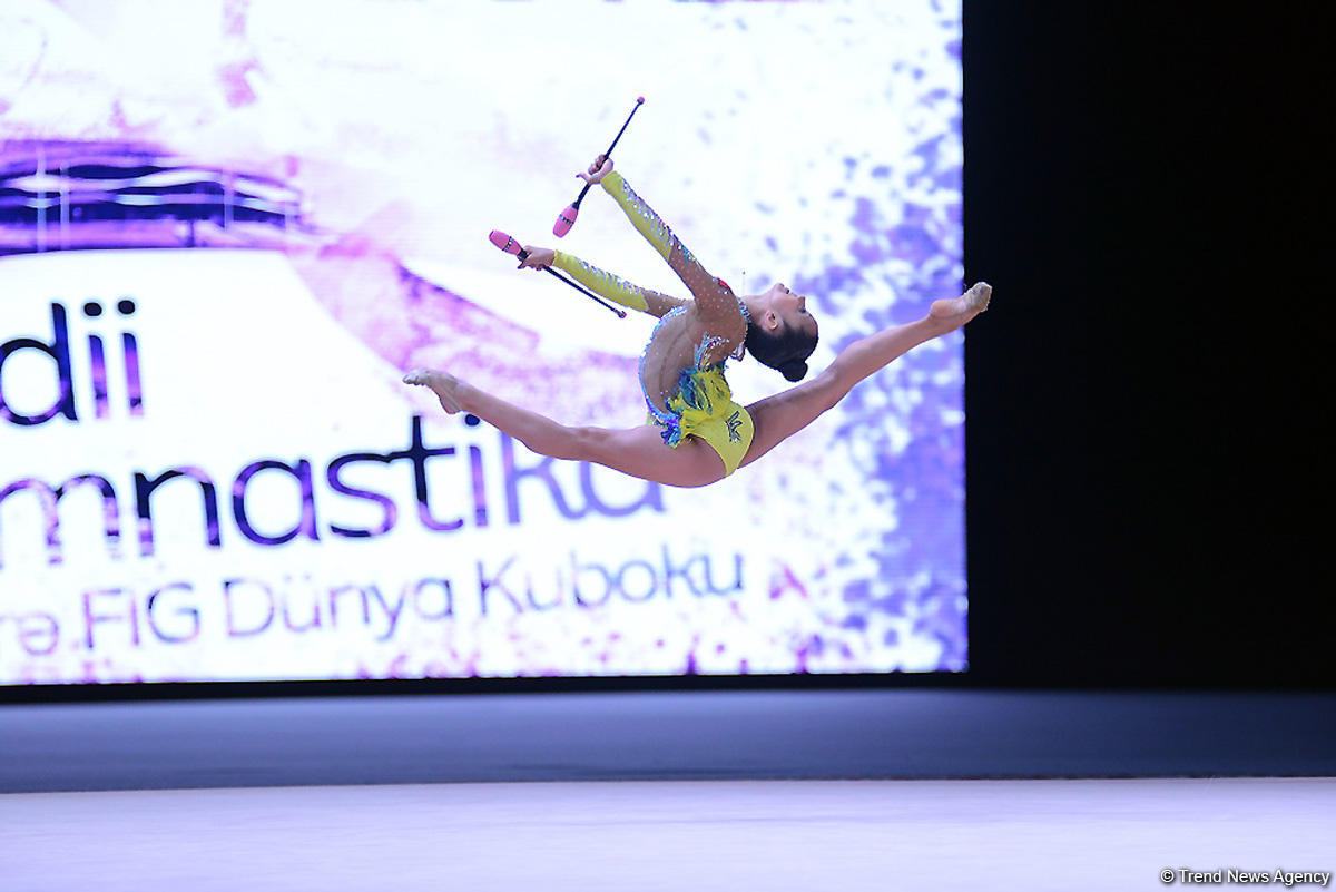 Day 2 of FIG Rhythmic Gymnastics World Cup kicks off in Baku (PHOTO)