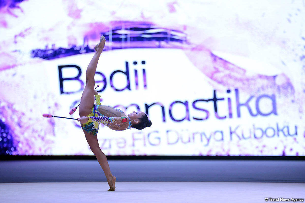 Day 2 of FIG Rhythmic Gymnastics World Cup kicks off in Baku (PHOTO)