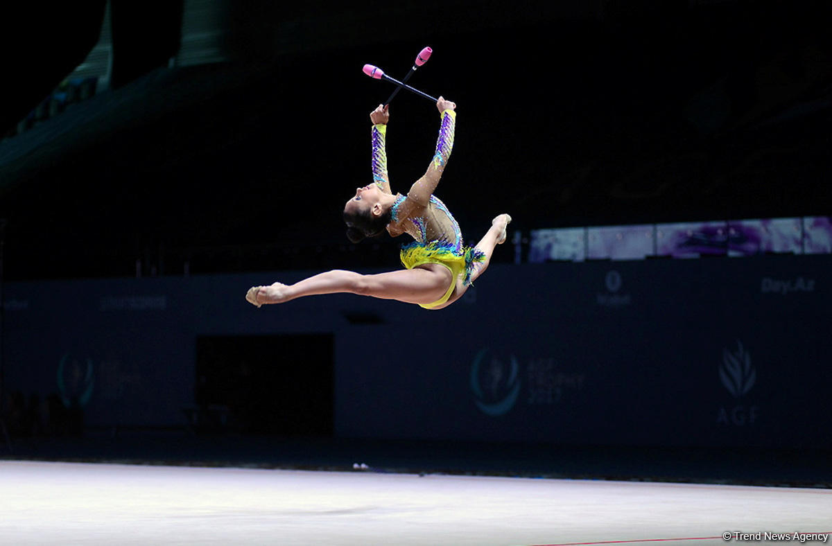 Day 2 of FIG Rhythmic Gymnastics World Cup kicks off in Baku (PHOTO)