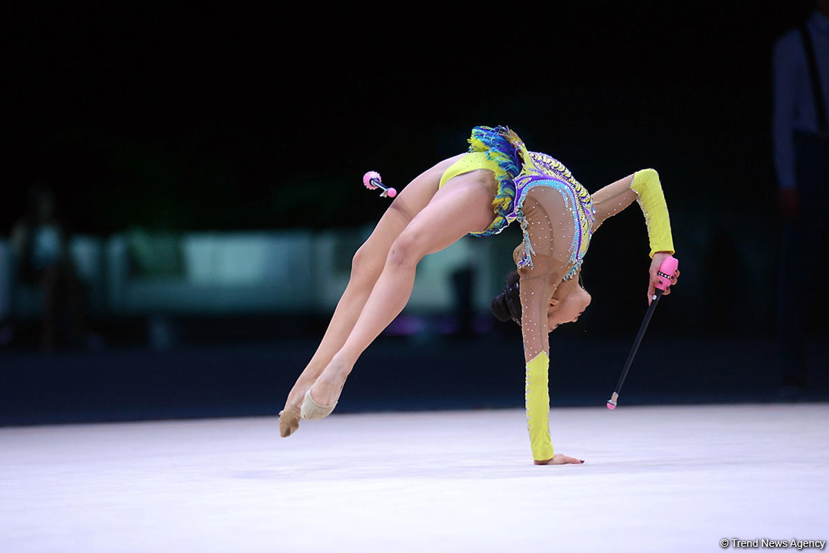 Day 2 of FIG Rhythmic Gymnastics World Cup kicks off in Baku (PHOTO)