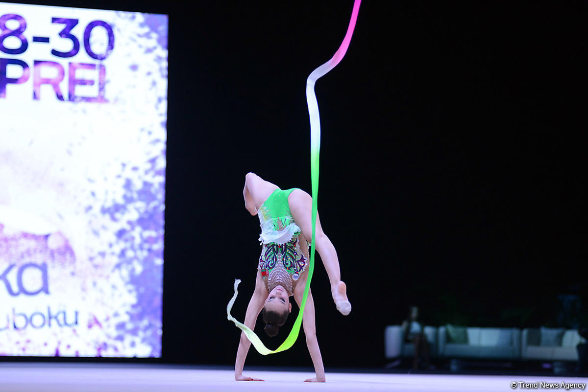 Day 2 of FIG Rhythmic Gymnastics World Cup kicks off in Baku (PHOTO)