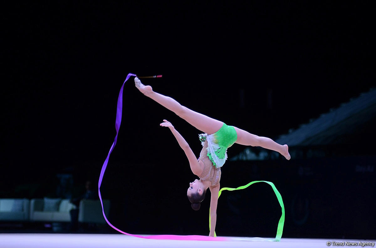 Day 2 of FIG Rhythmic Gymnastics World Cup kicks off in Baku (PHOTO)
