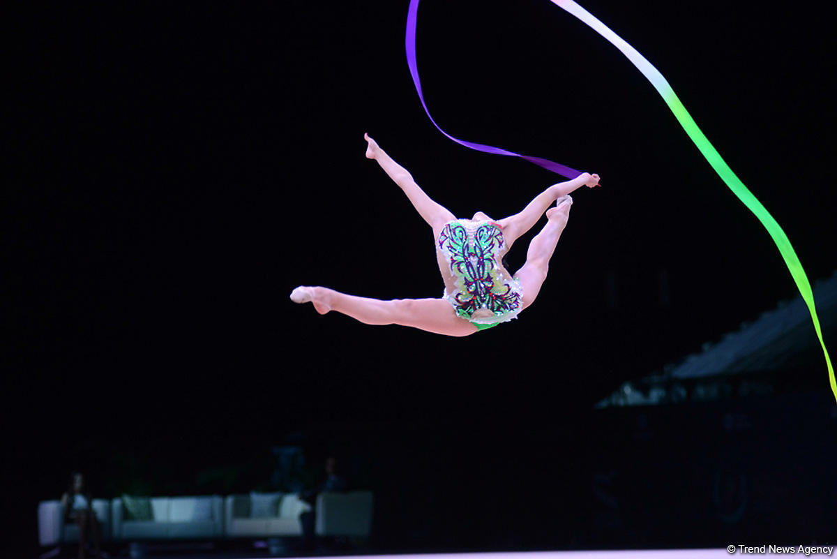 Day 2 of FIG Rhythmic Gymnastics World Cup kicks off in Baku (PHOTO)